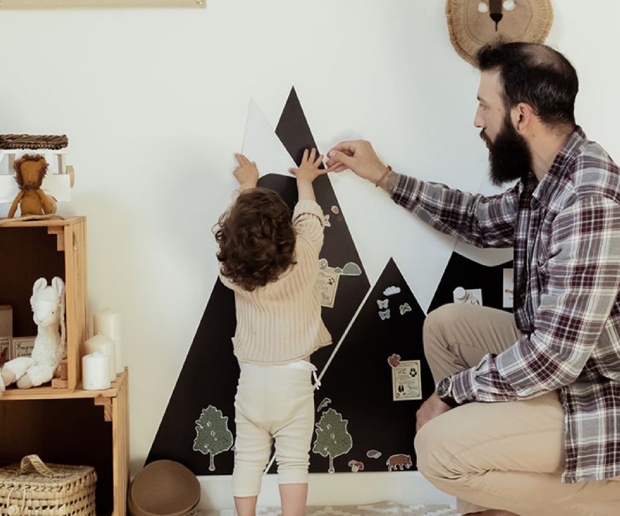 Magnetische muursticker Ferflex Magnetic board Montagne