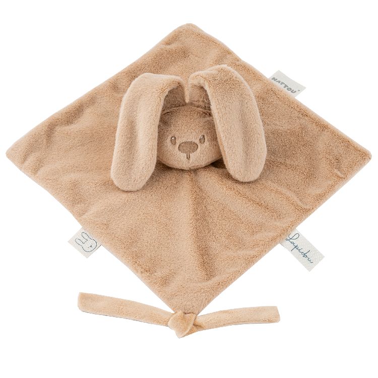 Fopspeendoekje Nattou, Doudou | Lapidou warm beige