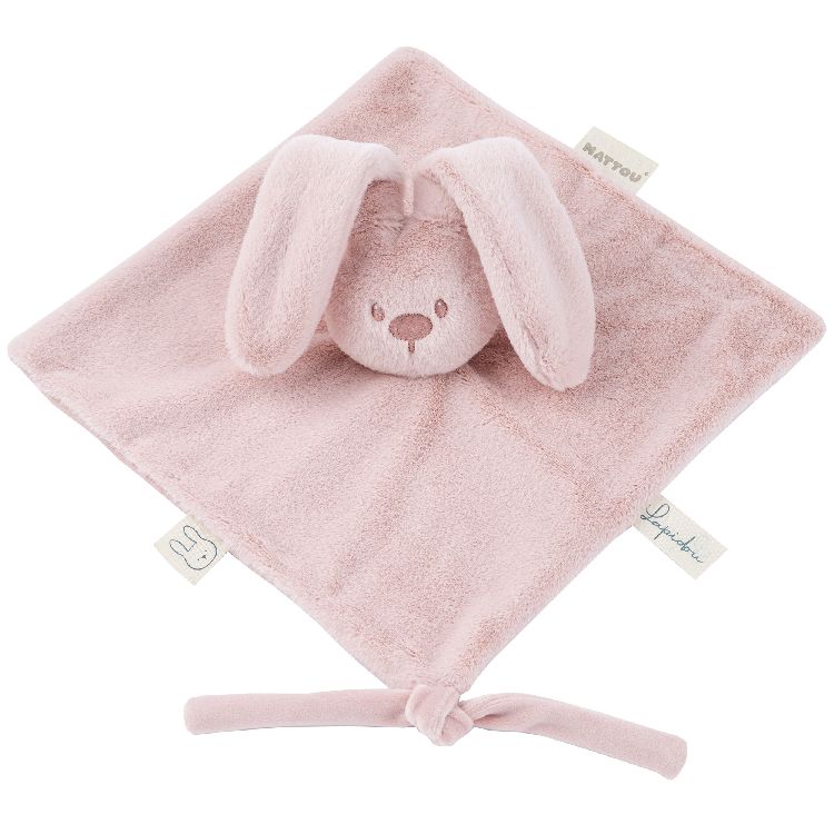 Fopspeendoekje Nattou, Doudou | Lapidou powder pink