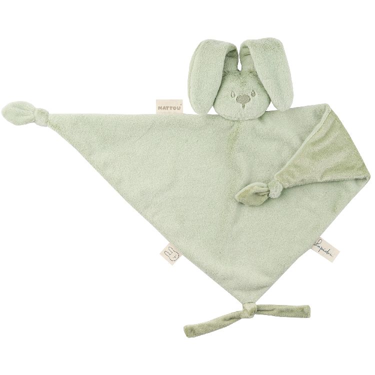 Fopspeendoekje Nattou, Maxi Doudou | Lapidou linden green