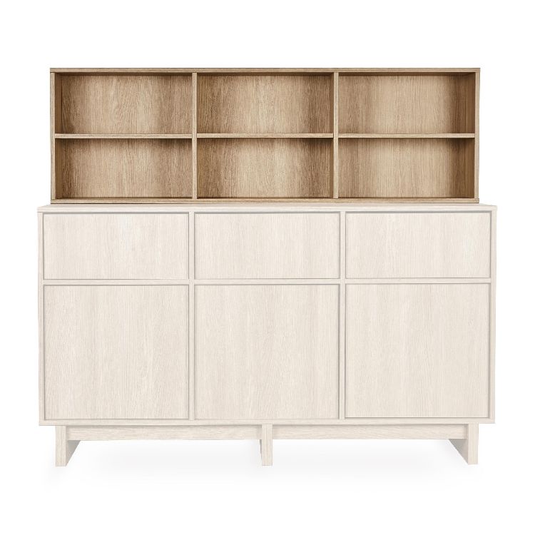 Opzetstuk Top Storage, Kyo Honey Ash XL, honey ash voor Kyo Honey Ash commode Quax Kamer opzetstuk