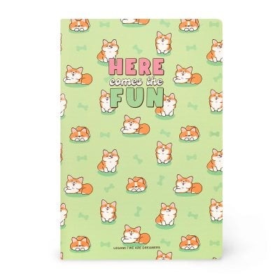 Schrift Legami Quaderno Medium, notitieboek, A5 | Corgi