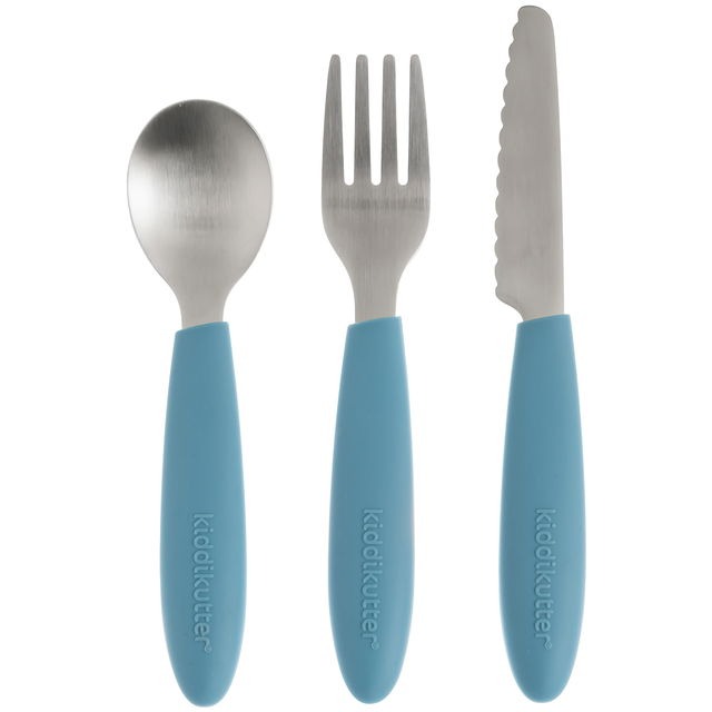 Bestek Kiddikutter Kiddikutter Cutlery set, lepel/vork/mes
