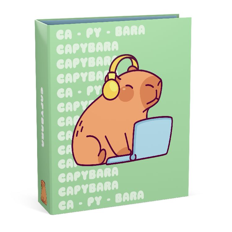 Classeur Lannoo Graphics, A4 | Capybara