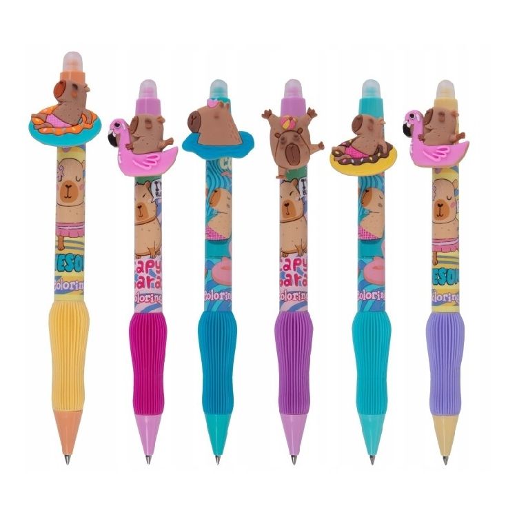 Balpen Lannoo Graphics Erasable Pens, thermische inkt | Capybara