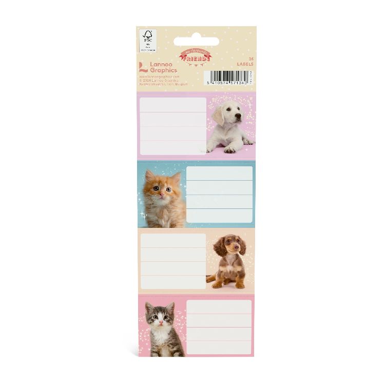 Etiketten Lannoo Graphics, schooletiketten | My Favourite Friends