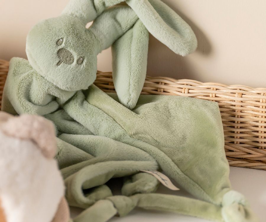 Fopspeendoekje Nattou, Maxi Doudou | Lapidou linden green
