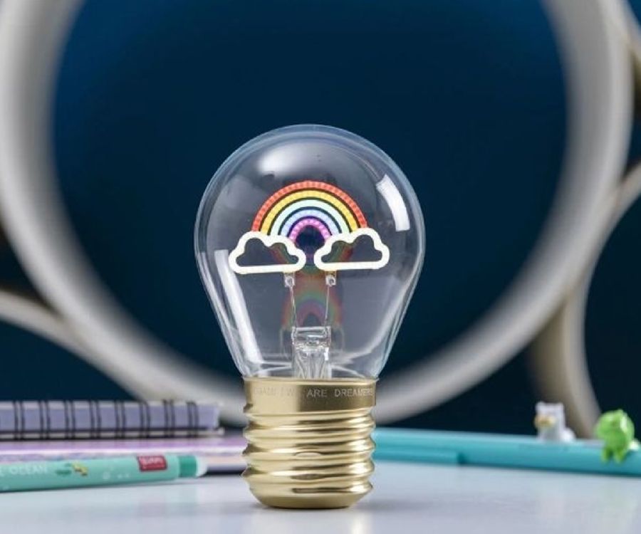  tafellamp, Legami, Bulb Fiction | Rainbow