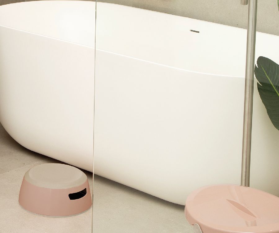 Opstapje Luma Step stool | Blush Pink