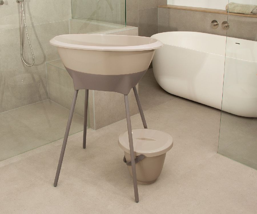 Badstaander Luma Bath stand, geschikt voor Luma Baby bath | Blush Pink/White