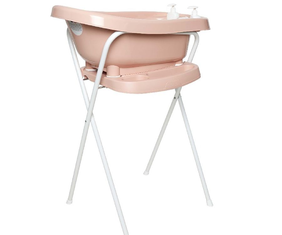 Badstaander Bébé-Jou Bath stand click, geschikt voor Bébé-Jou Thermo bath click/Baby bath click | Pale Pink