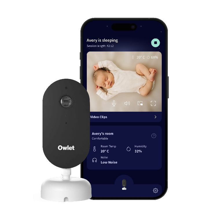 Babyfoon Owlet Camera Dream Sight, babyfoon met monitoring/babyfoon voor gebruik met smartphone/tablet