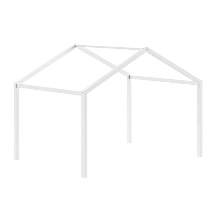 Dak Roof, Captain Bed Dallas White 140x200, white voor tweepersoonsbed Vipack Furniture Kamer dak