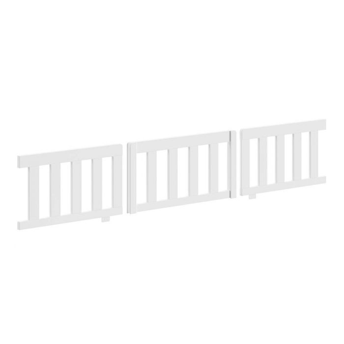 Bedhek Safety Rail, Captain Bed Dallas White 90x200/Captain Bed Dallas White 140x200, white voor eenpersoonsbed/tweepersoonsbed Vipack Furniture Kamer bedhek