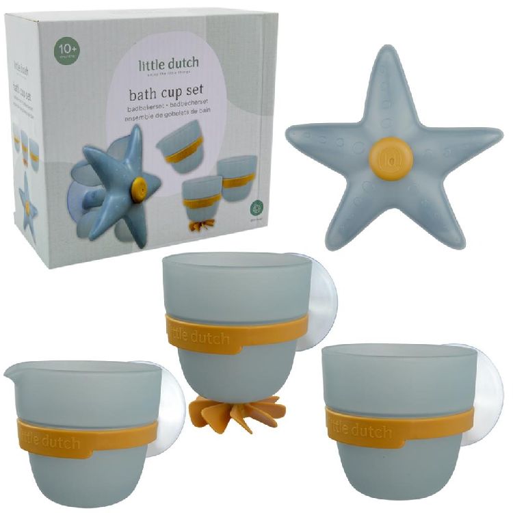 Badspelletje Little Dutch Bath Play Cups