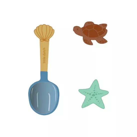 Strandspeelgoed Little Dutch, Beach Set - 3 pcs | Ocean World