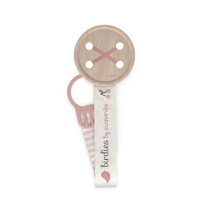 Fopspeenketting Suavinex | Birdies pink