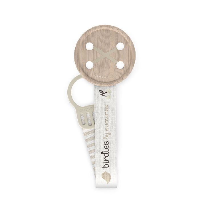 Fopspeenketting Suavinex | Birdies beige
