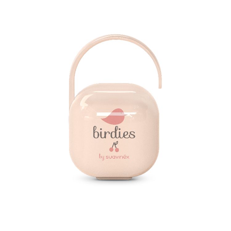 Fopspeenhouder Suavinex | Birdies pink