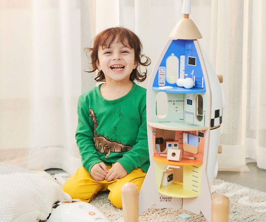 Poppenhuis & aanvulsets Classic World Pretend play Rocket