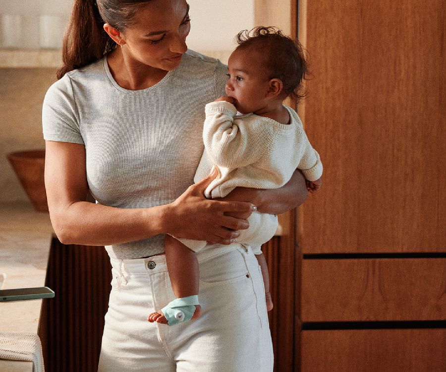 Babyfoon Owlet Dream Sock & Cam Dream Sight, babyfoon met monitoring/babyfoon voor gebruik met smartphone/tablet