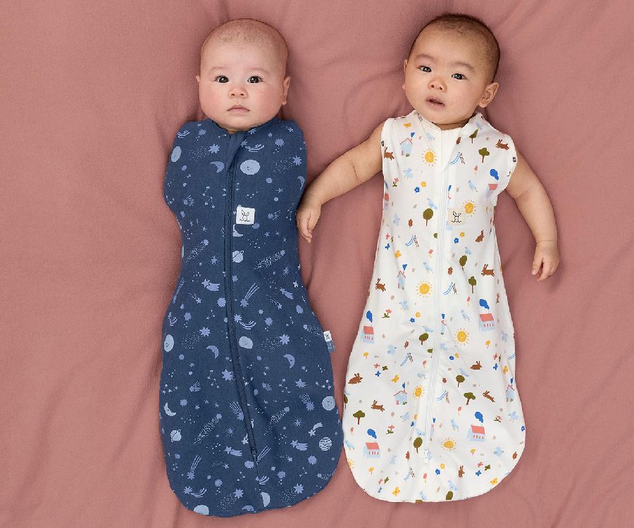 Slaapzak ergoPouch Cocoon Swaddle Bag, 0/3 maanden, 0.2 TOG | Starbeam Collection
