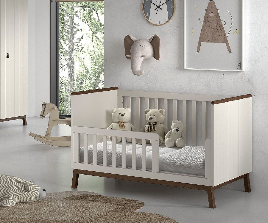 Bed Jaxx furniture, Sezane, Sezane 70x140 omvb, babybed omvormbaar tot bedbank