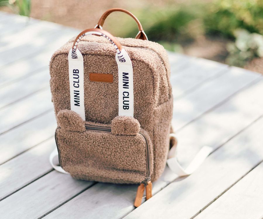 Rugzak Childhome Mini Club Signature Teddy | Signature Teddy soft brown