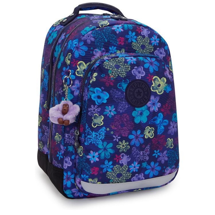 Rugzak KIPLING Class Room | Dark flower stamp