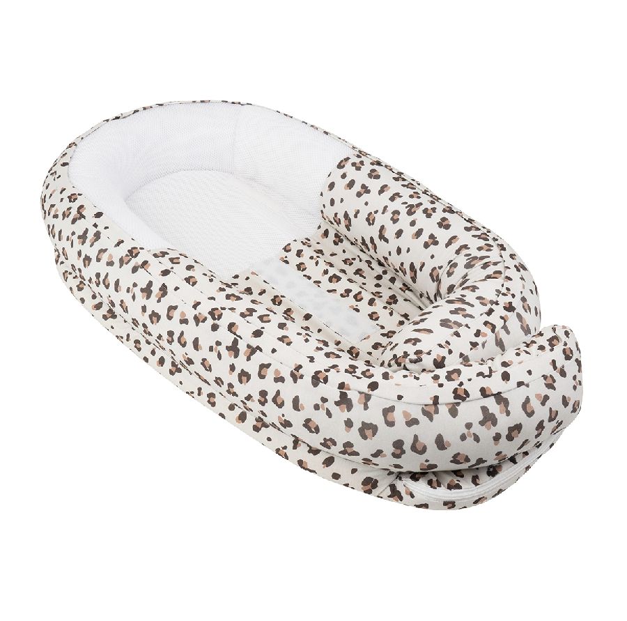 Babynest Doomoo Cocoon | Leopard cream