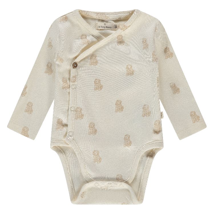 Body A TINY STORY geboortebody met overslag