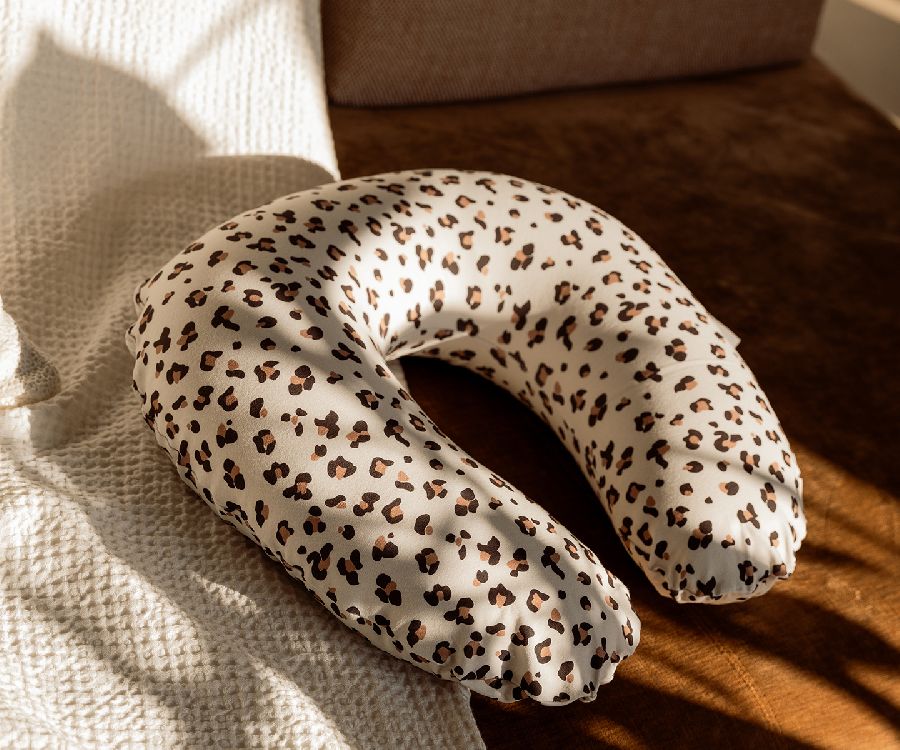 Positioneringskussen Doomoo Softy | Leopard cream