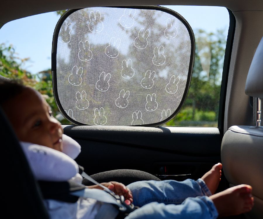 Zonnescherm voor de wagen Dooky Static car sunshade | Miffy