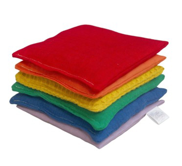 Pittenzakje Little Botanic Label Sensorische pittenzakjes | Regenboog