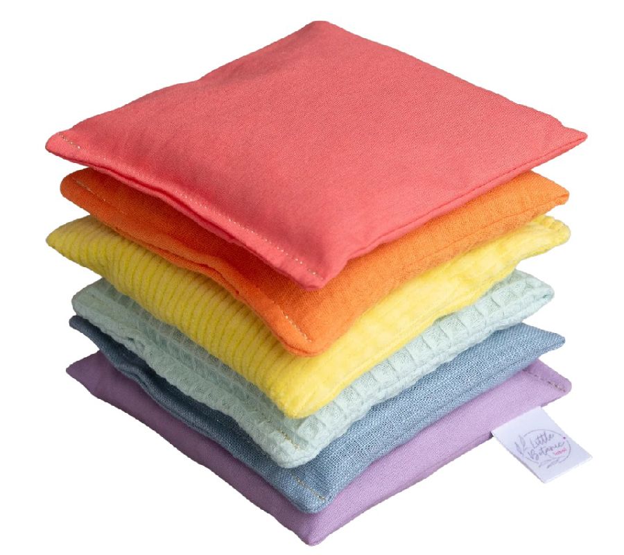Pittenzakje Little Botanic Label Sensorische pittenzakjes | Pastel