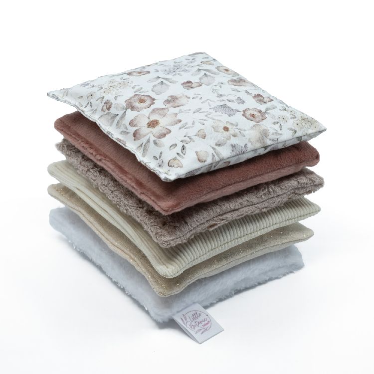 Pittenzakje Little Botanic Label Sensorische pittenzakjes | Naturel