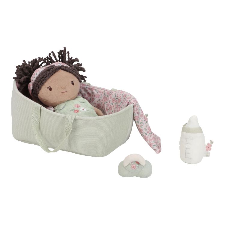 Pop Little Dutch Babypop in mandje Evi