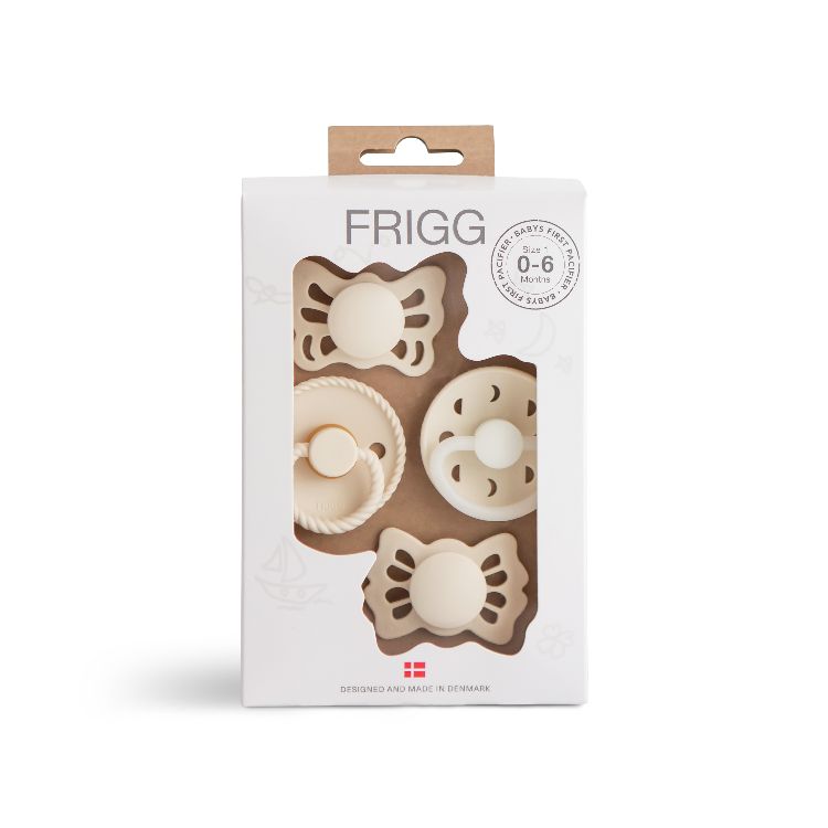 Fopspeen Frigg Baby's First Pacifier Pack | Butterfly/Fairytale/Daisy/Lucky
