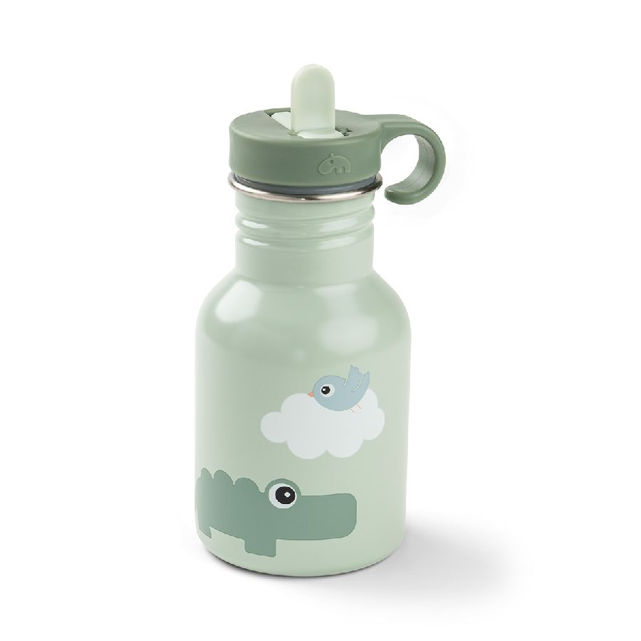 Drinkfles Done by Deer Metal Bottle | Playground green
