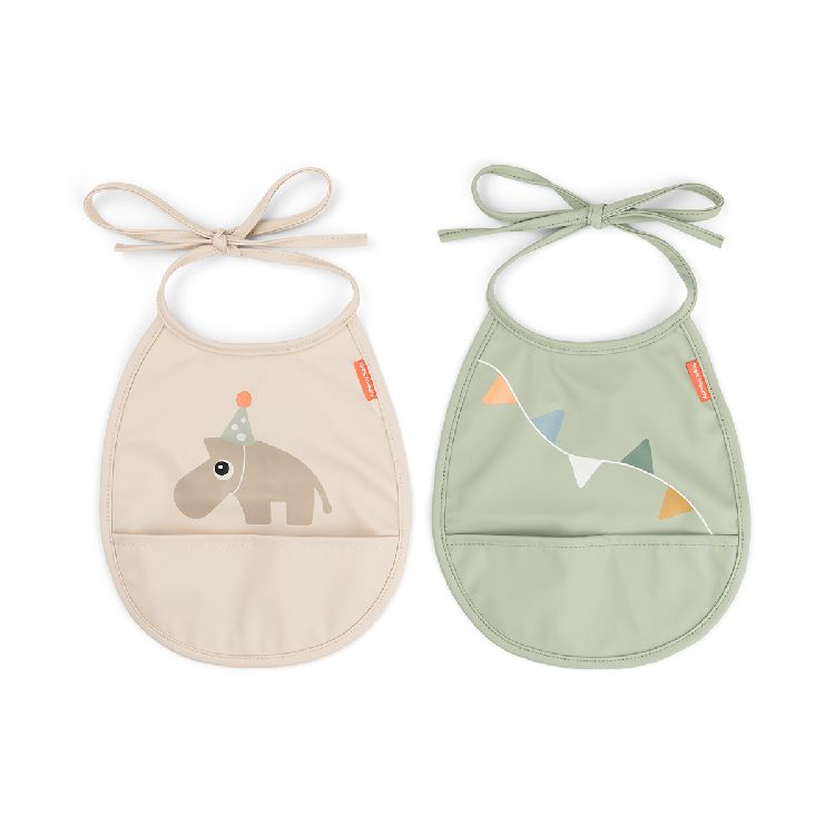 Slabbetje Done by Deer Celebration | Tiny Pocket Bib 2-Pack