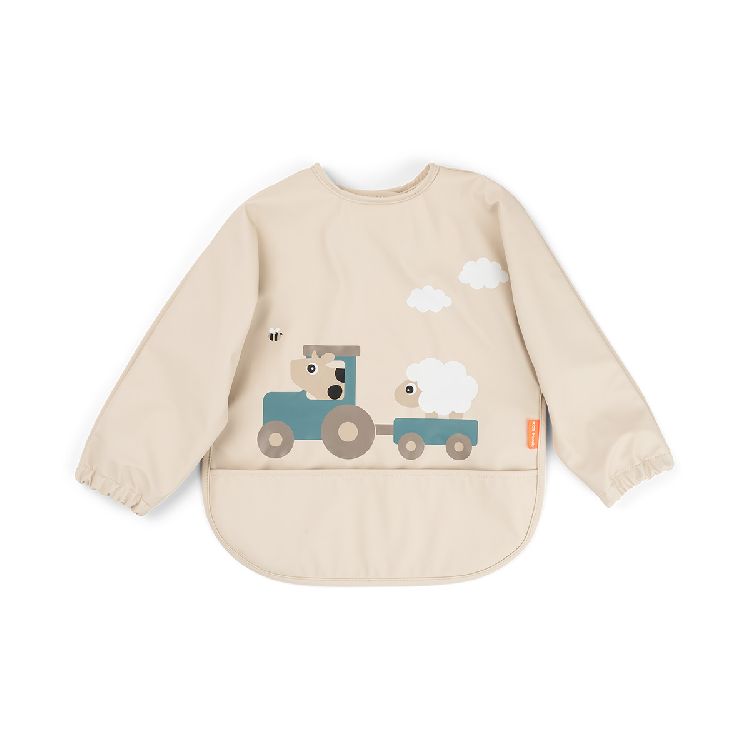 Slabbetje Done by Deer Tiny Farm | Sleeved Pocket Bib
