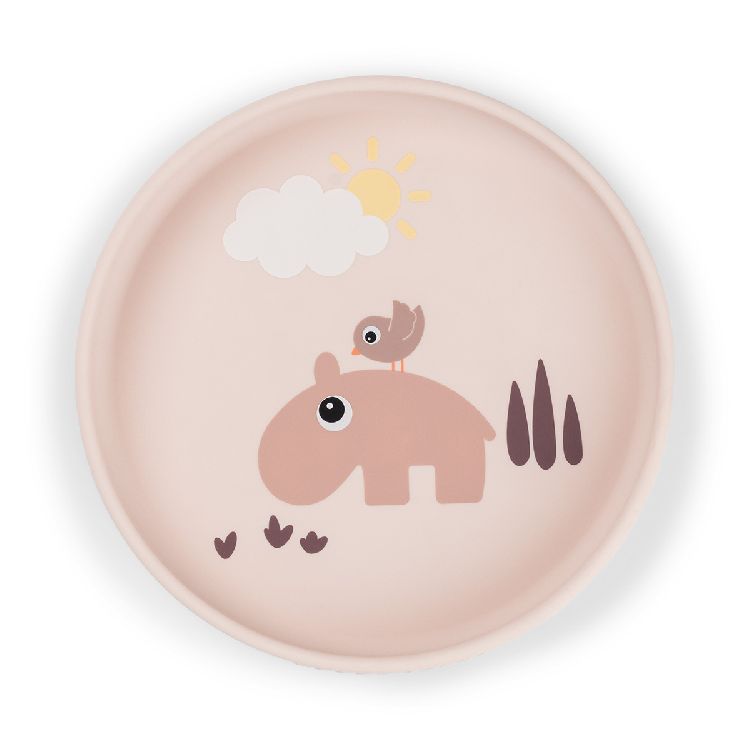 Bord Done by Deer Playground, plat bord | Silicone Stick & Stay Plate