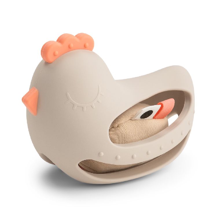 Rammelaar Done by Deer Clucky | Grip & Teether Toy W/Rattle
