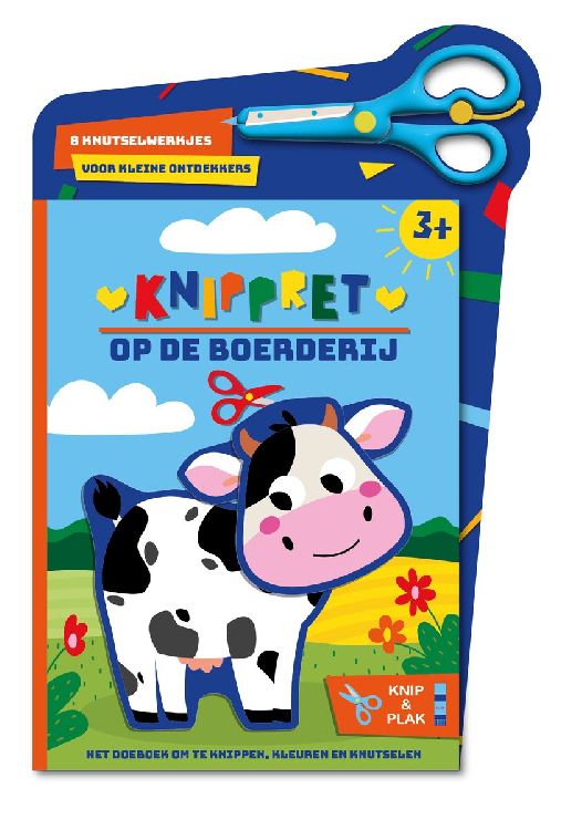 Knutselmateriaal INTERSTAT Knippret - Op de boerderij