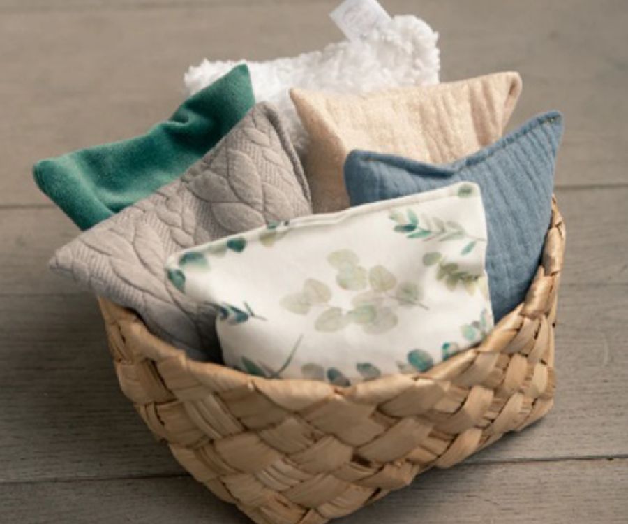 Pittenzakje Little Botanic Label Sensorische pittenzakjes | Naturel