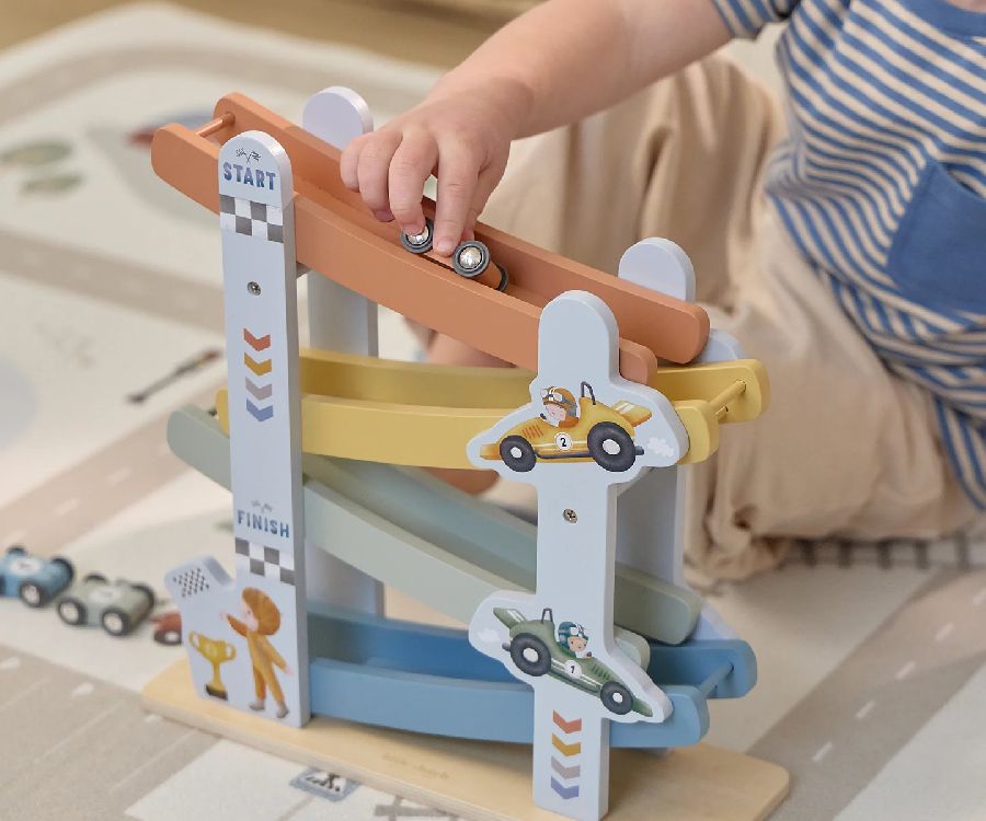 Autobaan & treinspoor Little Dutch Rollerbaan