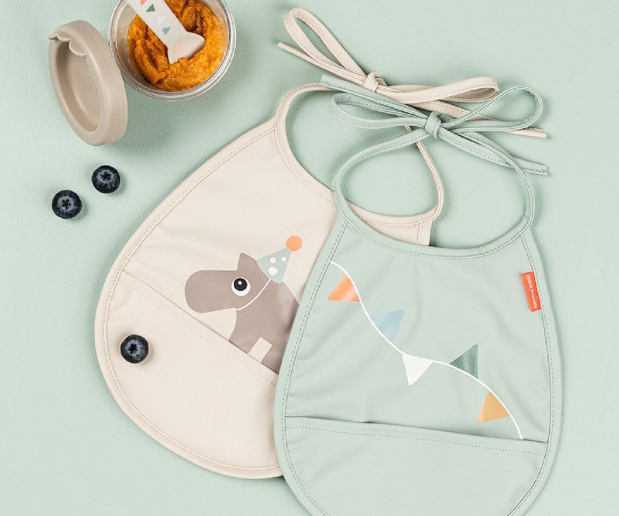 Slabbetje Done by Deer Celebration | Tiny Pocket Bib 2-Pack