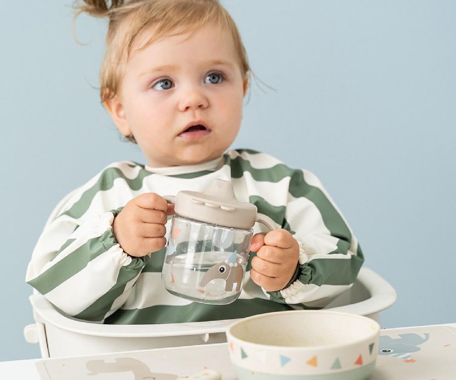 Slabbetje Done by Deer Stripes | Sleeved Pocket Bib