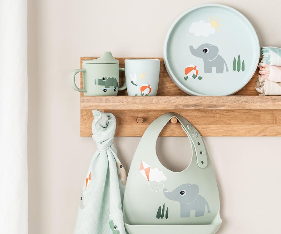 Bord Done by Deer Playground, plat bord | Silicone Stick & Stay Plate