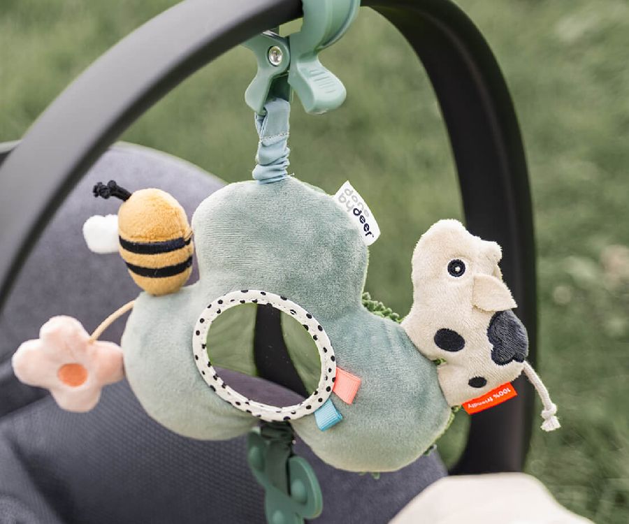 Speelfiguur Done by Deer Tiny Farm | Activity Mirror W/Clip